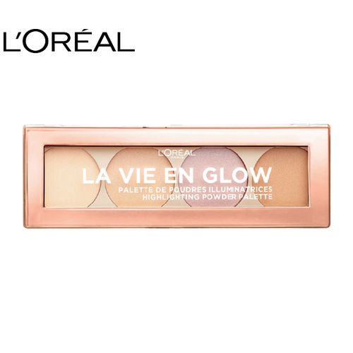 La Vie En Glow Highlighting Powder Palette - 01 Warm Glowing