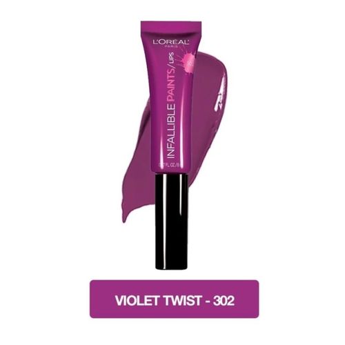 Infallible Lip Paint Lipstick - 302 VIOLET TWIST