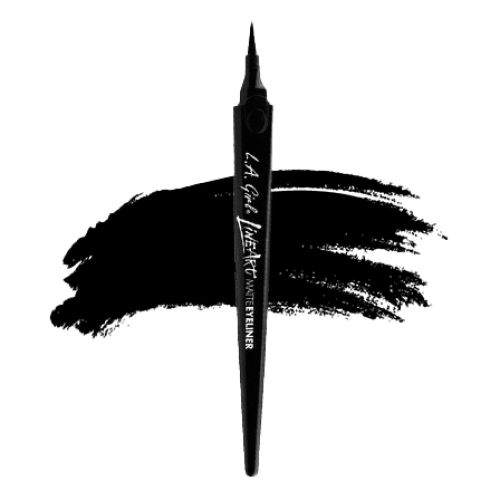 Line Art Matte Eyeliner Pen - GLE712 - Intense Black