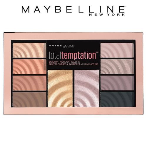 Total Temptation Eye Shadow & Highlight Palette - 8Shades