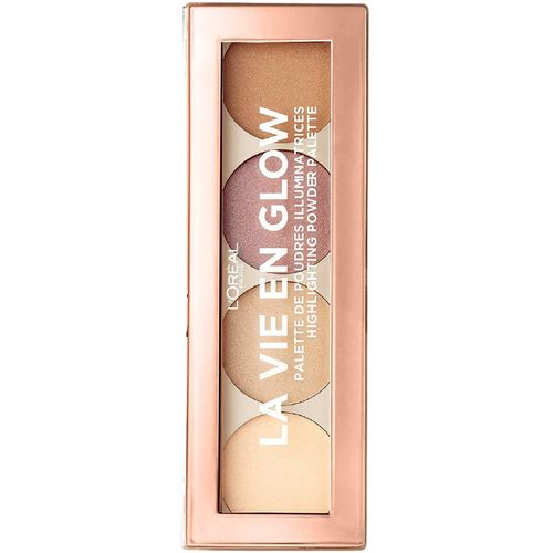 La Vie En Glow Highlighting Powder Palette - 01 Warm Glowing