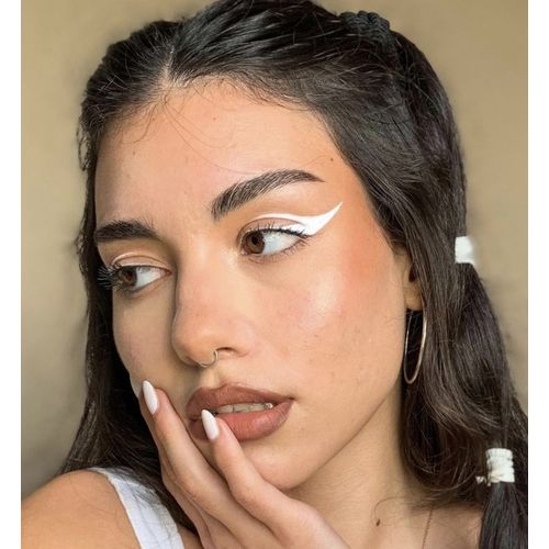 Line Art Matte Eyeliner Pen - Pure White