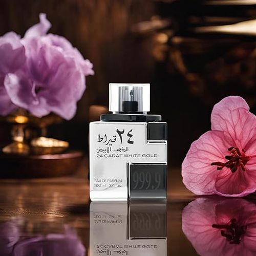 24 Carat White Gold Eau De Perfume - For Unisex 100ml