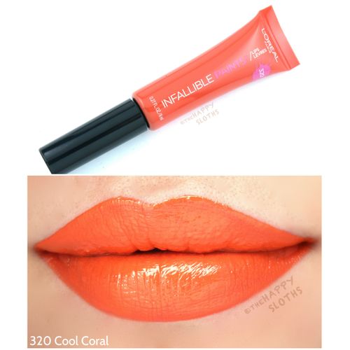Infallible Lip Paint Lipstick - 320 Cool Coral