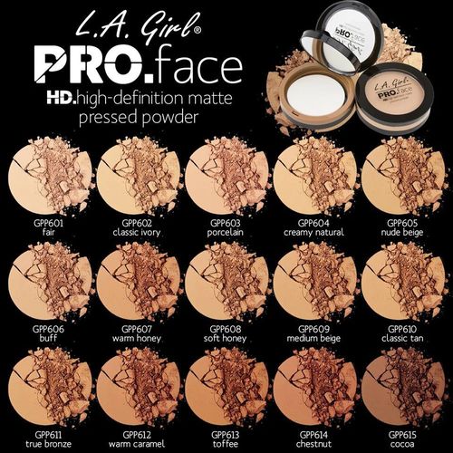 Pro Face Pressed Powder – GPP607 - Warm Honey