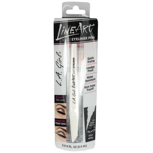 Line Art Matte Eyeliner Pen - Pure White