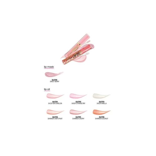 Moisturizing And Lip Gloss Gloss- GLC722 - Sheer Strawberry