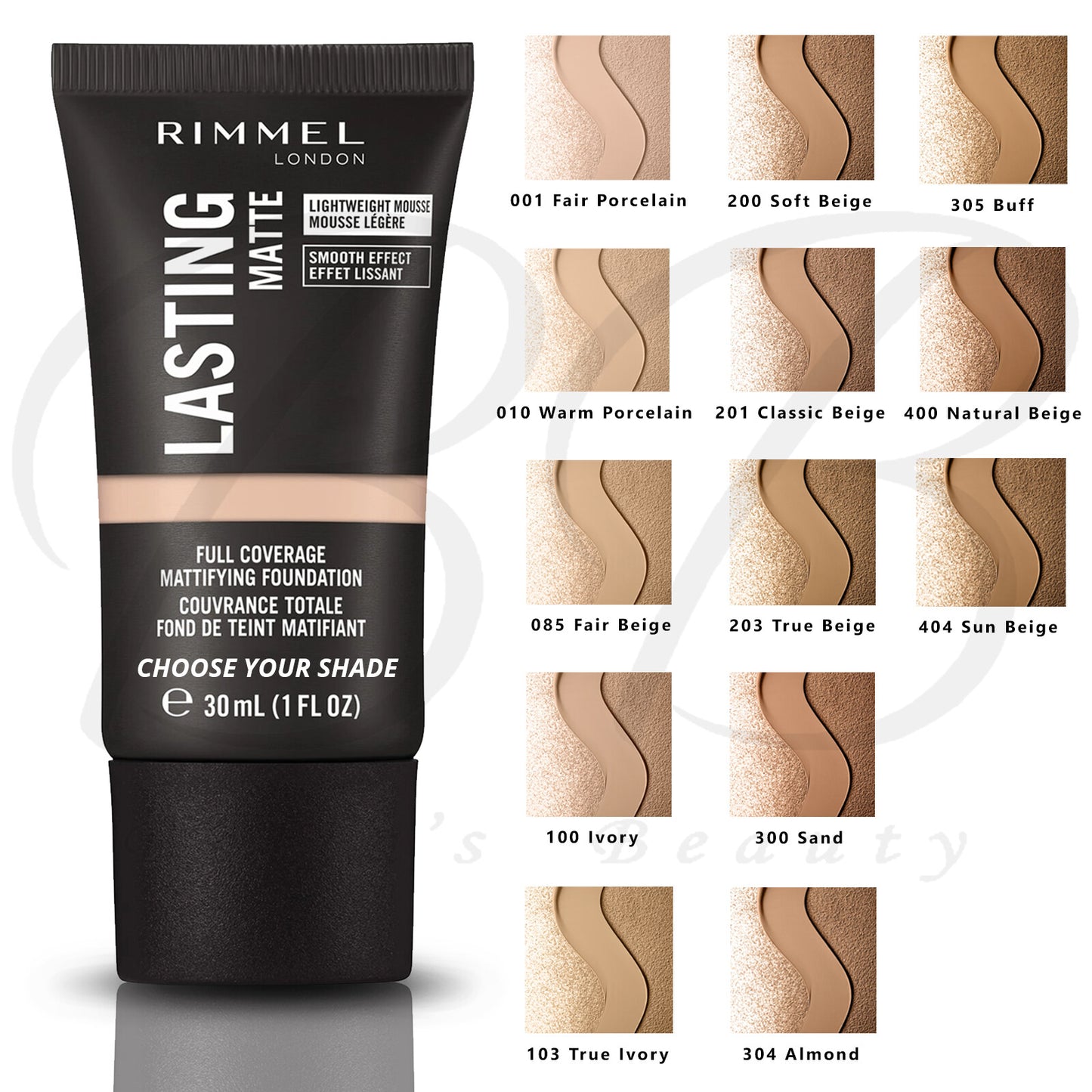 Lasting Finish Matte Foundation - 304 Almond