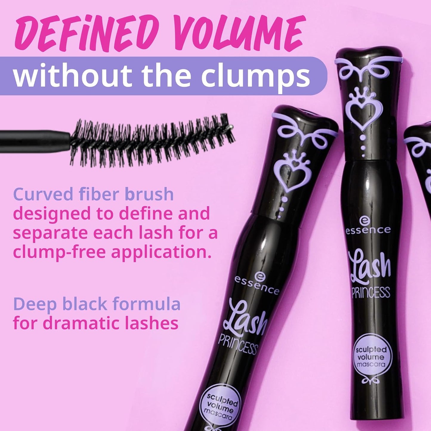 Lash princess sculpted volume mascara - Black
