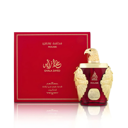 Ghala Zayed Luxury Rouge Eau De Parfum by Ard Al Khaleej - For unisex  100ml
