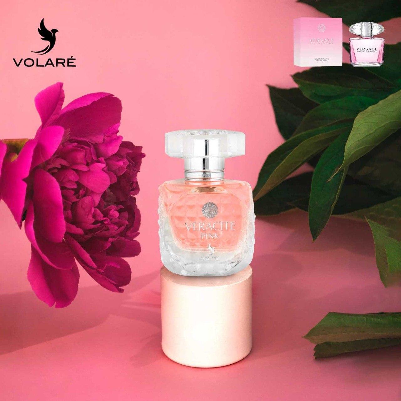 Veracite Pink Eau De Parfum - For Women ( inspired by Versace Bright Crystal) 100ml