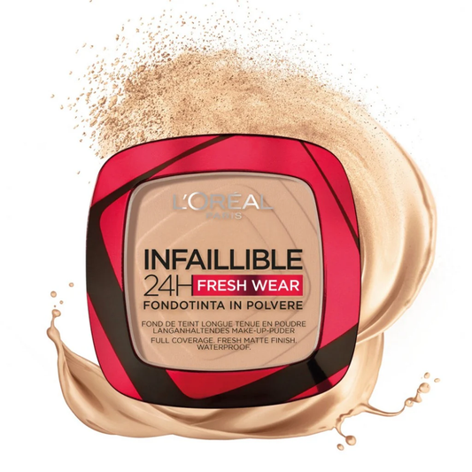 Infaillible 24h Fresh Wear Powder Foundation -130 True Beige
