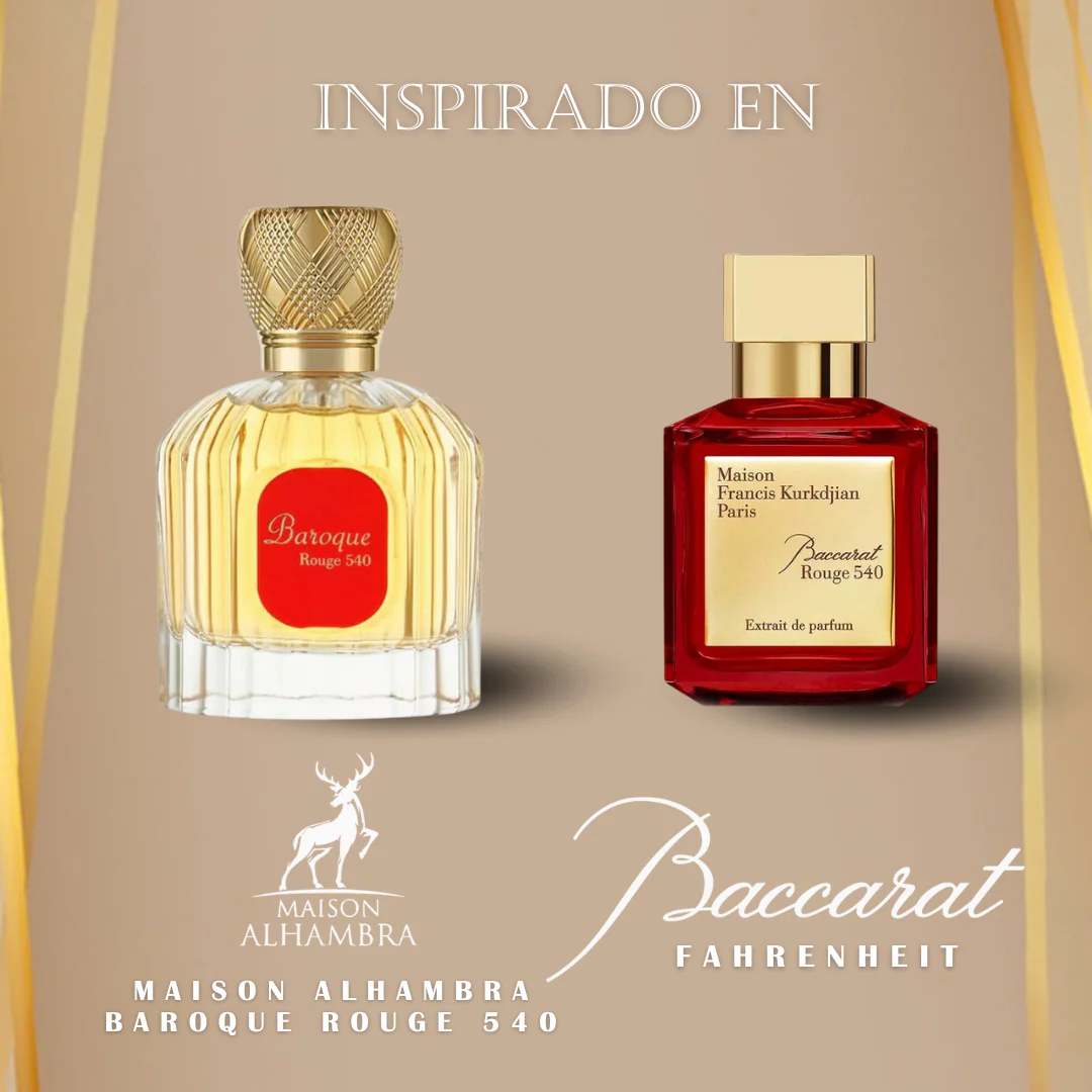 La Rouge Baroque Eau de Parfum for Women -100m (Inspired by Baccarat Rouge 540)