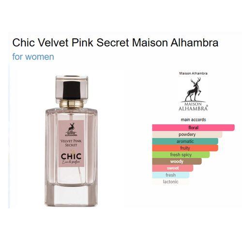 Chic Velvet Pink Secret Eau de Parfum - For Women 100ml