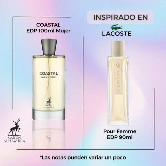 Maison Alhambra Coastal For Women - 100ml (Inspired by Lacoste Pour Femme)