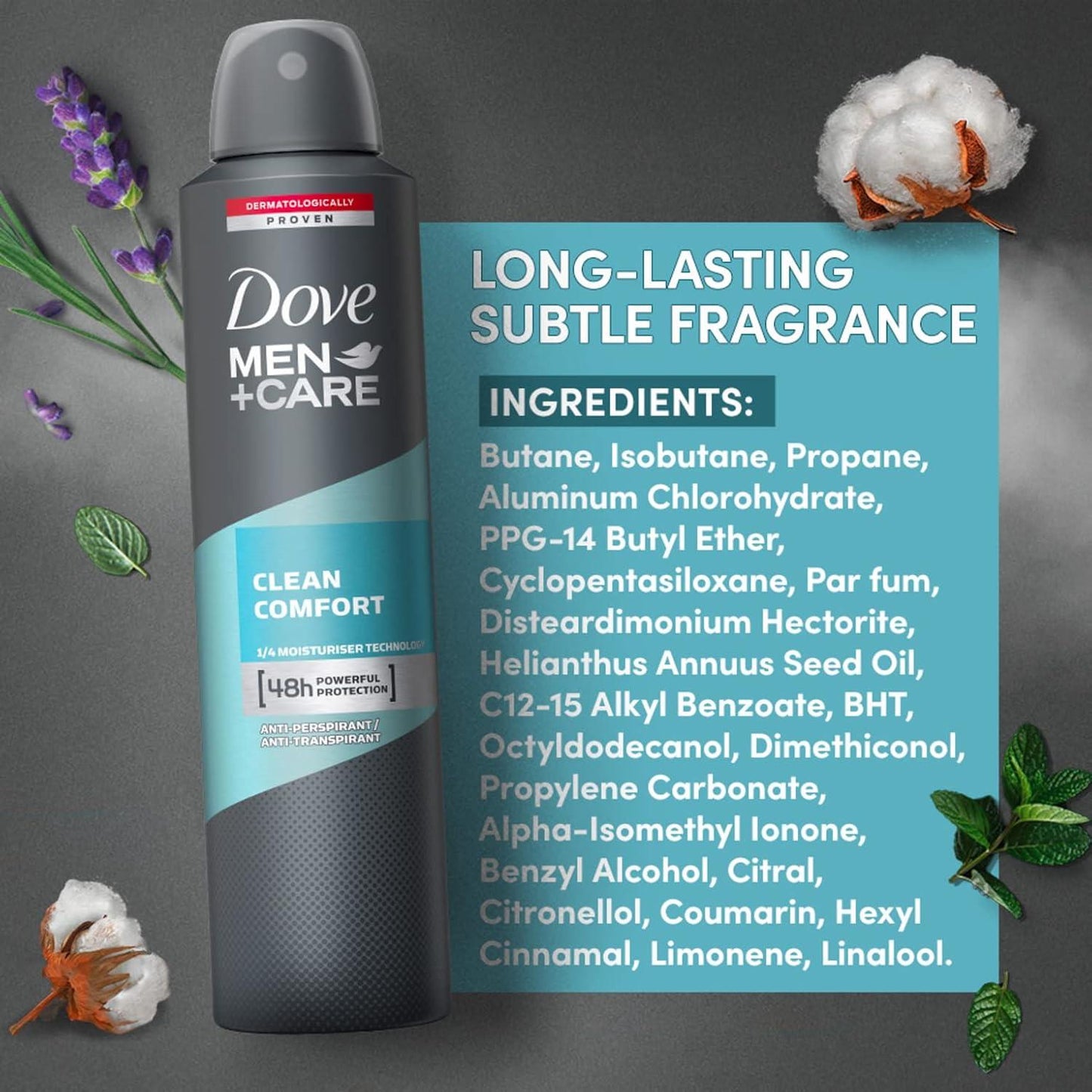 Men Deodorant Spray Clean Comfort