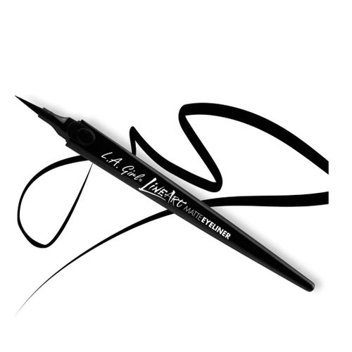 Line Art Matte Eyeliner Pen - GLE712 - Intense Black