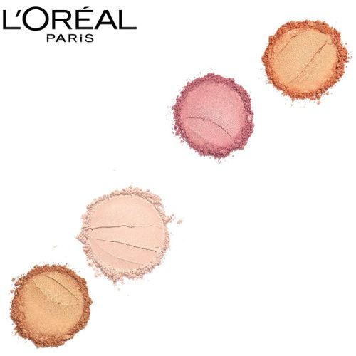 La Vie En Glow Highlighting Powder Palette - 01 Warm Glowing