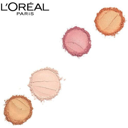 La Vie En Glow Highlighting Powder Palette - 01 Warm Glowing