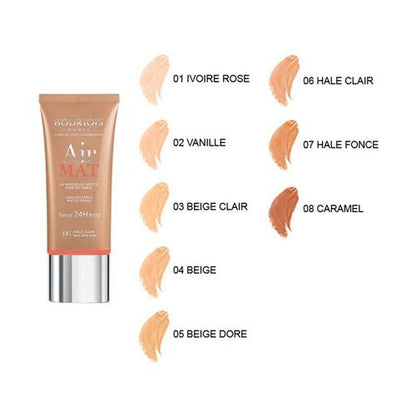 Air Matte Finish 24H Face Foundation - 07 Hale Fonce Toast