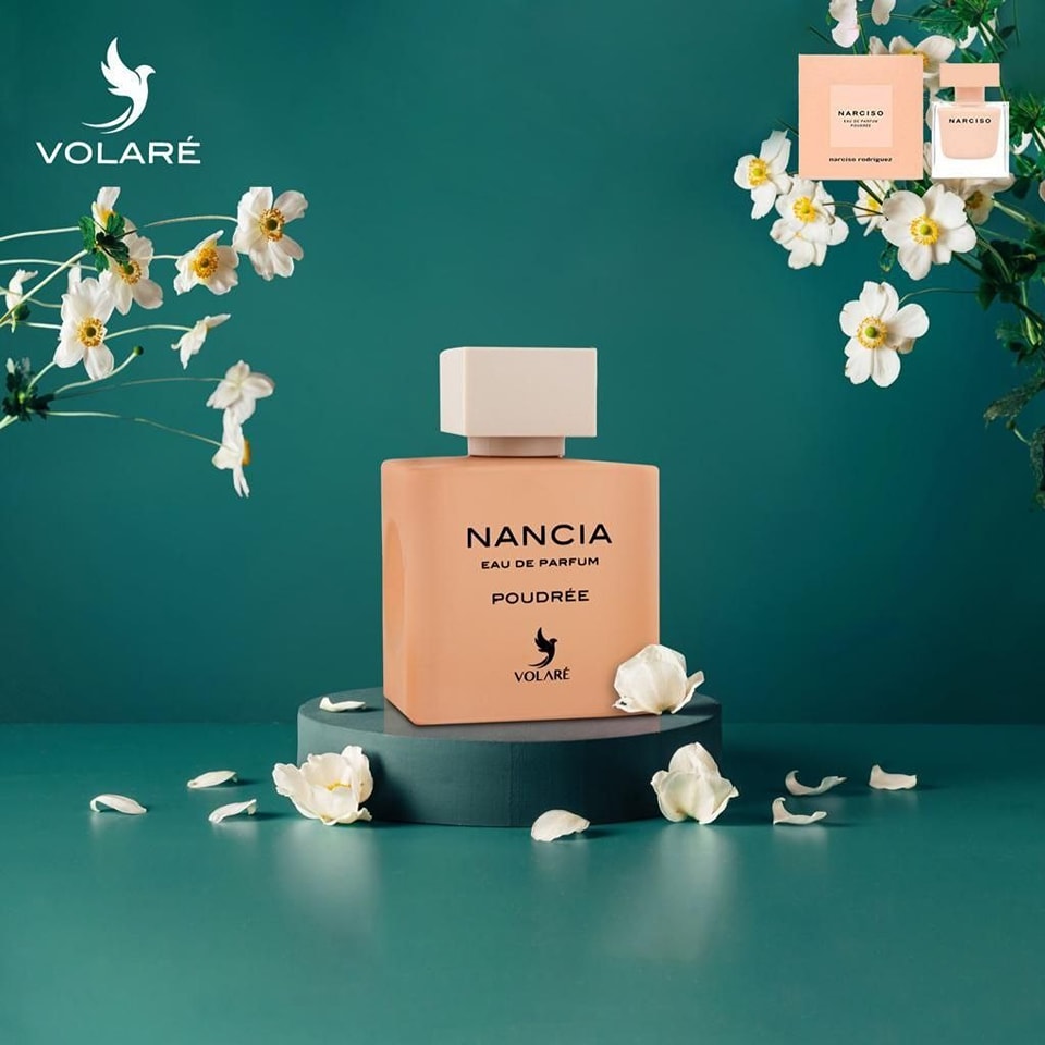 Nancia Poudrée Eau de Parfum - For Women (inspired by Narciso Rodriguez Poudree) 100ml