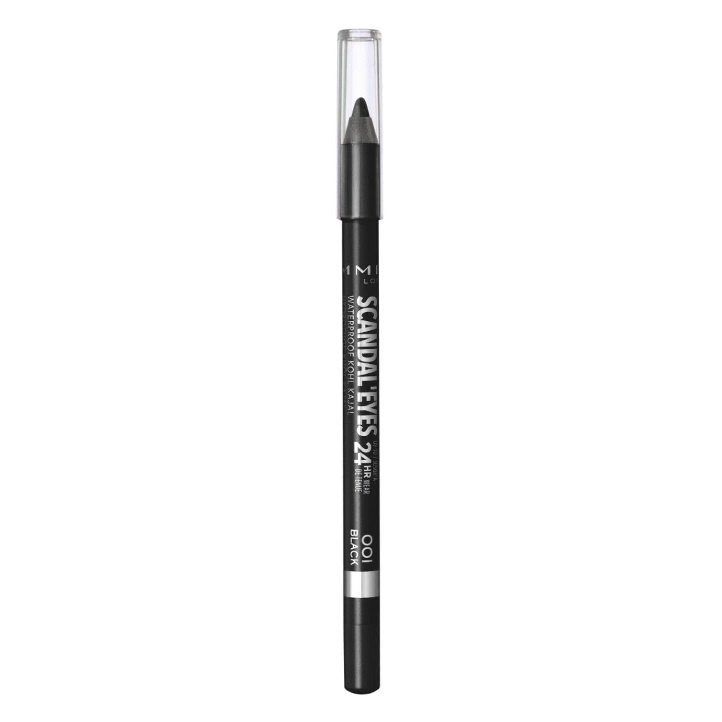 Scandal'eyes Eyeliner Waterproof Khol 24hr Wear - 001 Black