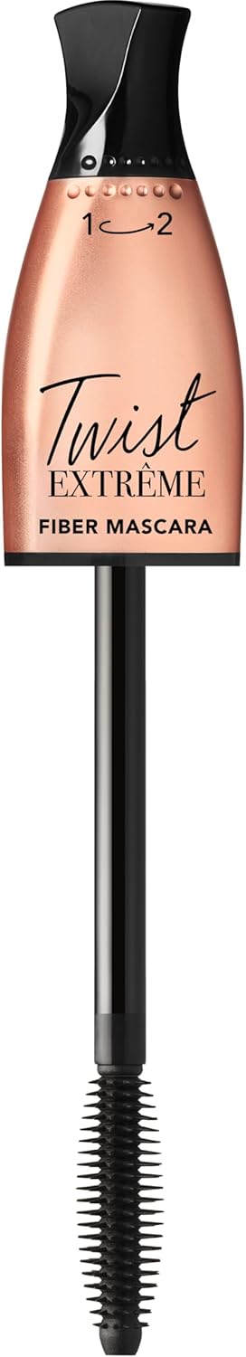 Mascara Twist Extreme FIBER Mascara Give Eyelashes Length Volume Microfiber