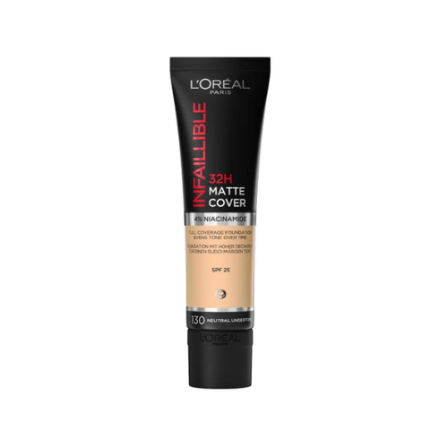 Infallible 32HR Matte Cover Foundation - 130 Neutral Undertone
