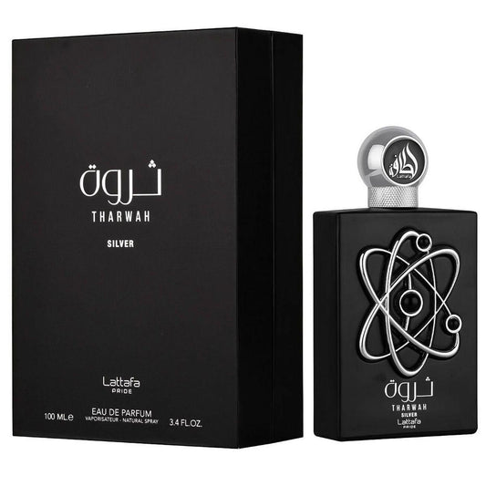 Tharwah Silver Eau De Parfum - For Men  100ml
