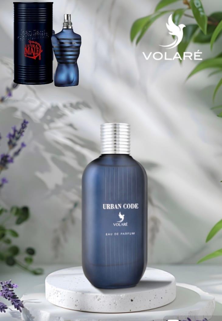 Urban Code Eau de Parfum -  For Men (inspired by Ultra Male Jean Paul ) 100ml