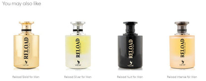 Reload Silver  Eau de Parfum - For Men (  inspired by Hugo Boss Bottled) 100ml