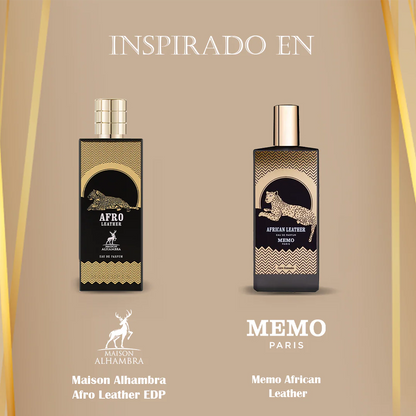 Afro Leather Eau de Parfum Spray - For Unisex 80ml
