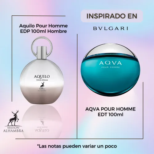 Maison Alhambra Aquilo Pour Homme for Men - 100 ml (Inspired by Bvlgari Aqva Pour Homme)