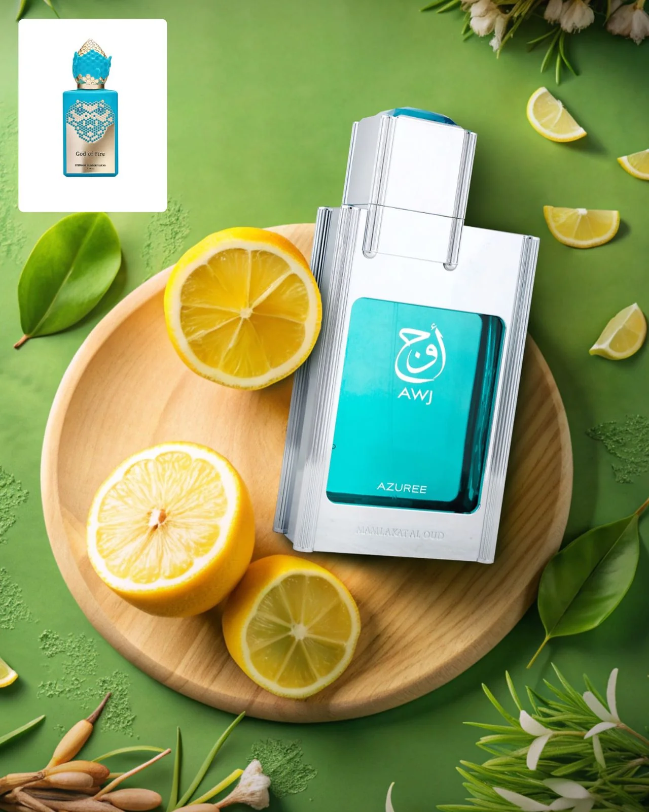 Awj Azuree Eau De Parfum - For Unisex ( inspired byStephane Humbert Lucas God Of Fire) - 100ml