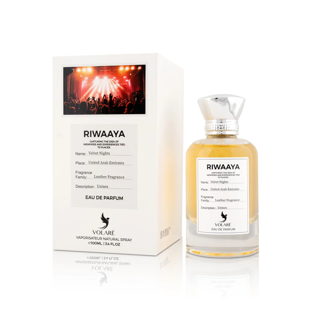 Riwaaya Velvet Nights Eau de Parfum - For Unisex ( inspired by Maison Margiela Replica Fireplace) - 100ml