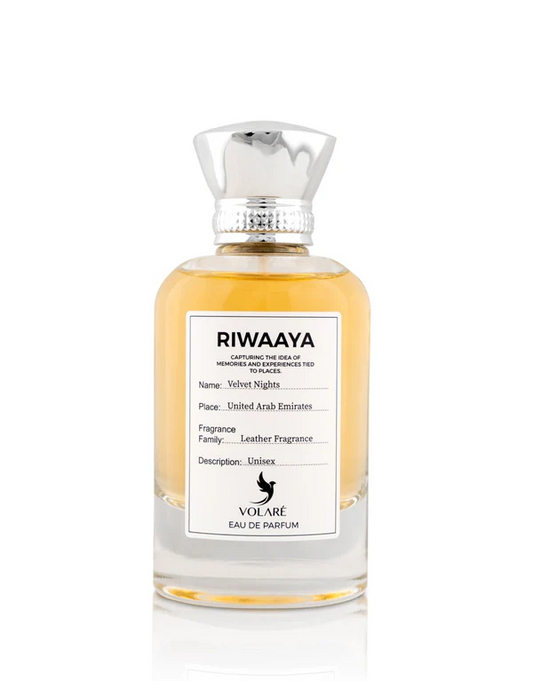 Riwaaya Velvet Nights Eau de Parfum - For Unisex ( inspired by Maison Margiela Replica Fireplace) - 100ml
