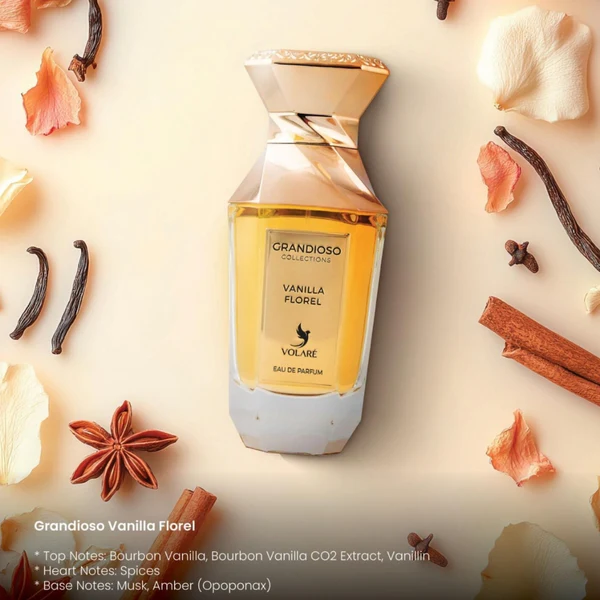 Vanilla Florel Grandioso Collection Eau De Parfum - For Unisex - 100ml