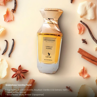 Vanilla Florel Grandioso Collection Eau De Parfum - For Unisex - 100ml